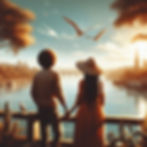 AI Generated Image - a couple holding hands