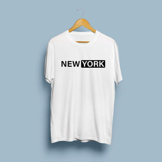 minimalist text t-shirt