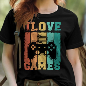 i love games t-shirt