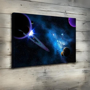 galaxy painting canvas