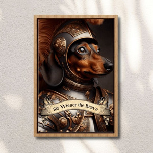 ai dachshund canvas