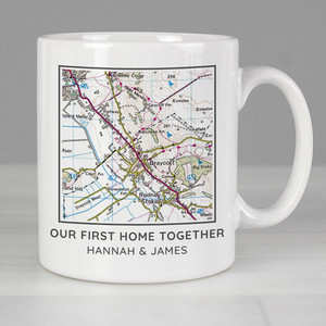 custom street map mug our first home together