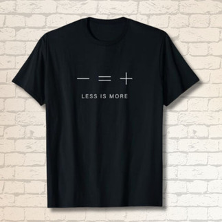 minimalist text t-shirt