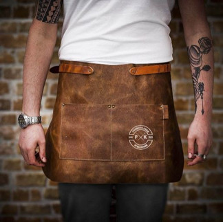 father's day custom leather apron