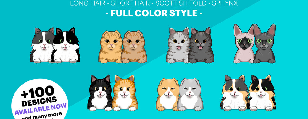 Customily Clipart Collection Cats