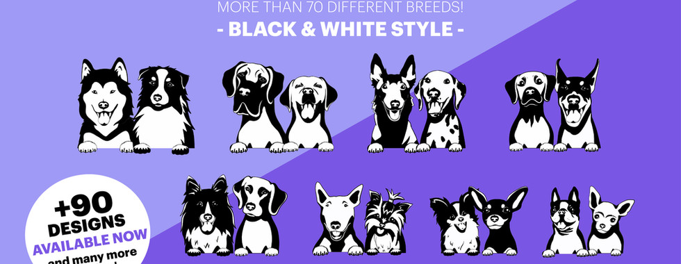 Customily Clipart Collection Dogs