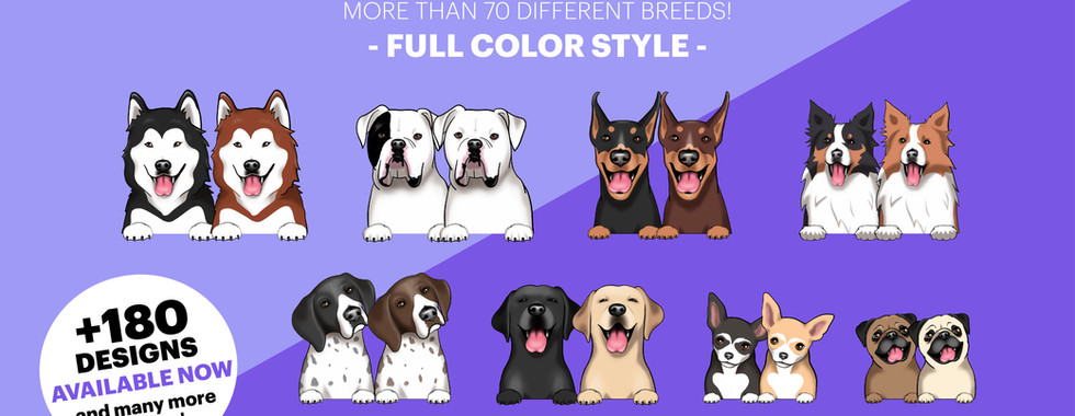 Customily Clipart Collection Dogs