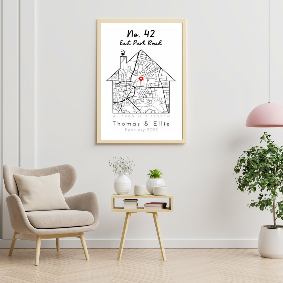 Personalized map canvas