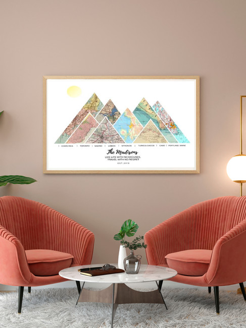 Personalized map canvas