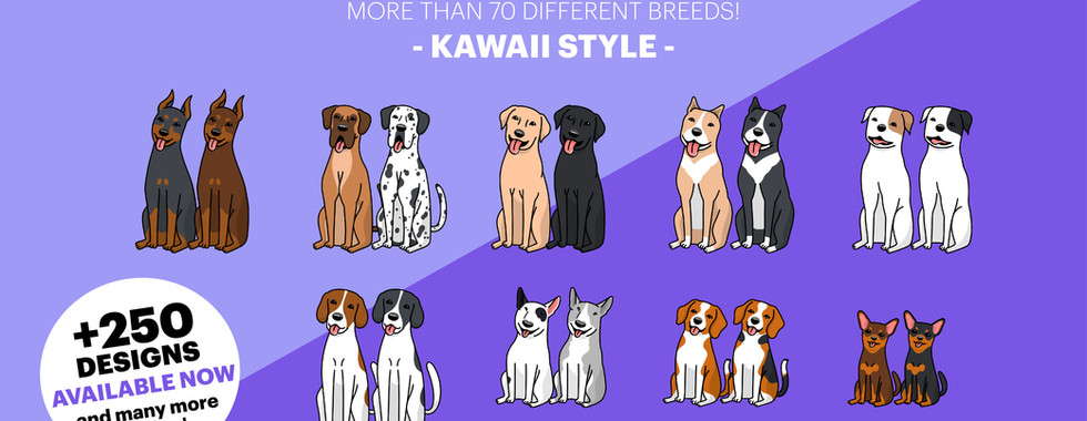 Customily Clipart Collection Dogs