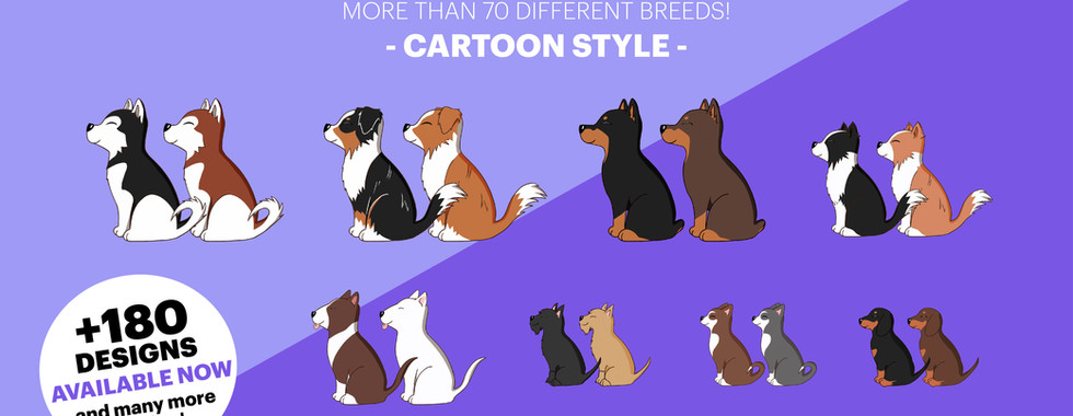 Customily Clipart Collection Dogs