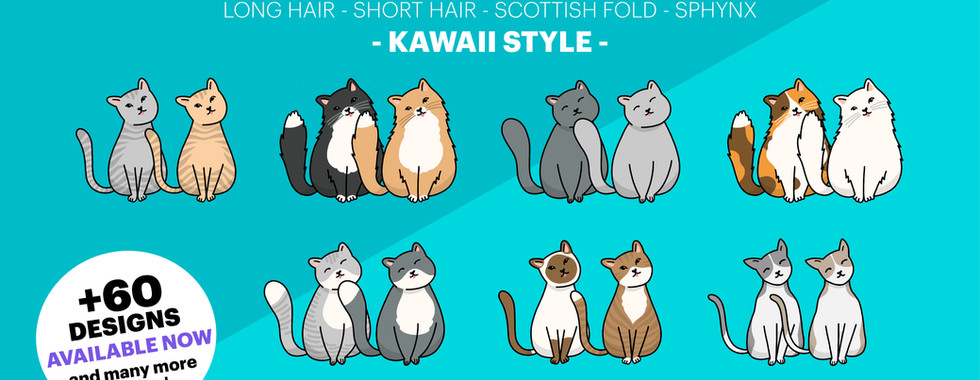 Customily Clipart Collection Cats