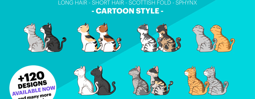 Customily Clipart Collection Cats