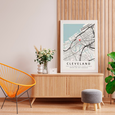 Personalized map canvas