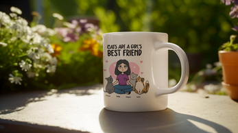 custom clipart pet mug