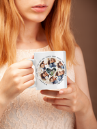 mother's day custom photo collage mug