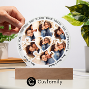 mother's day custom acrylic plaque