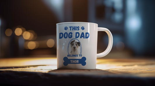 personalized dog picture mug