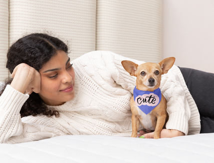 personalized dog bandana