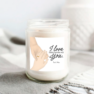 personalized candle