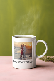 custom couple travel photo mug