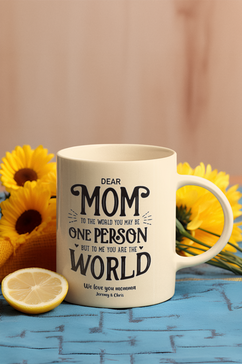 custom mug dear mom