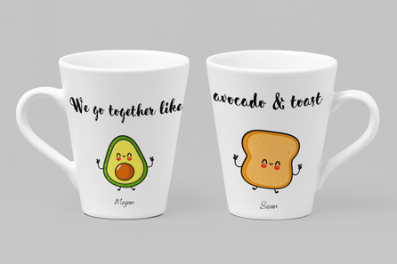 custom couple combined mugs