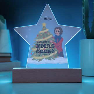 Star Acrylic Led Base Customily Personalization