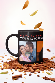 custom couple photo mug