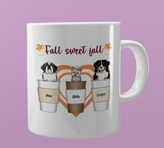 personalized mug dog clipart