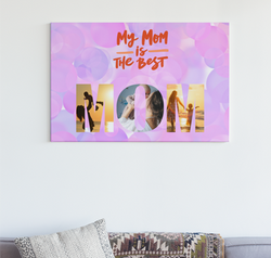 mother's day custom canvas