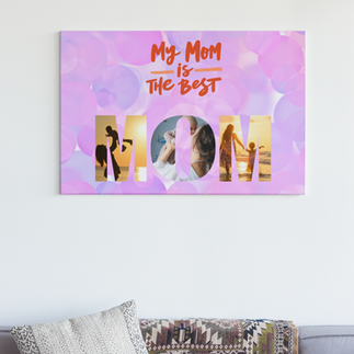 mother's day custom canvas