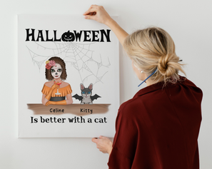 Personalized product with a Halloween design made with Customily