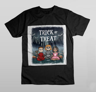 Personalized product with a Halloween design made with Customily