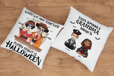 Personalized product with a Halloween design made with Customily