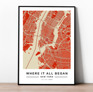 Personalized map canvas