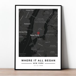 Personalized map canvas