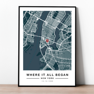 Personalized map canvas