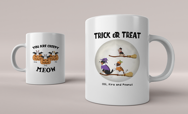 Personalized product with a Halloween design made with Customily