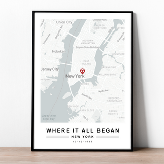 Personalized map canvas