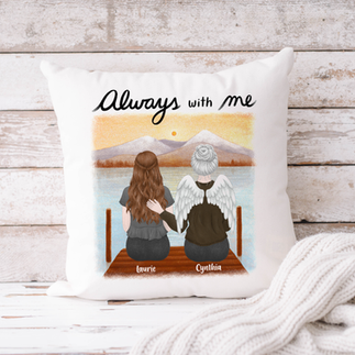 Personalized pillow with customily design