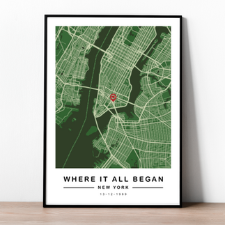 Personalized map canvas